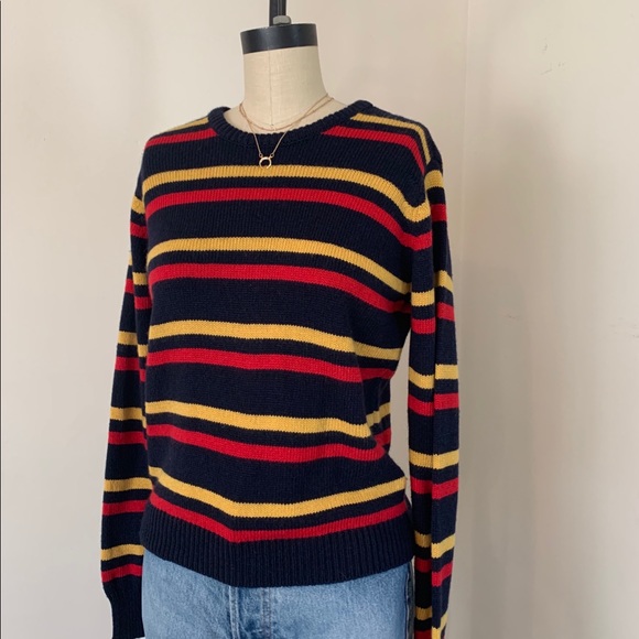 Brandy Melville Navy pullover striped sweater NWT - Picture 5 of 6